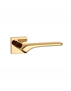 KLAMKA APRILE BERGENIA ROZETA Q SLIM 7MM LG PVD - ZŁOTY POLEROWANY PVD 2
