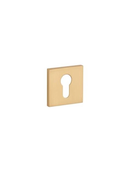KLAMKA APRILE PYROLA ROZETA Q SLIM 7MM GOLD SATIN - ZŁOTY MATOWY