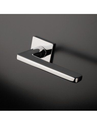 KLAMKA APRILE SETIA ROZETA Q SUPER SLIM 5MM LC - CHROM POLEROWANY