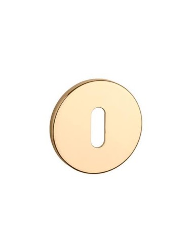 KLAMKA APRILE ASTERIA ROZETA R SUPER SLIM 5MM LG - ZŁOTY POLEROWANY