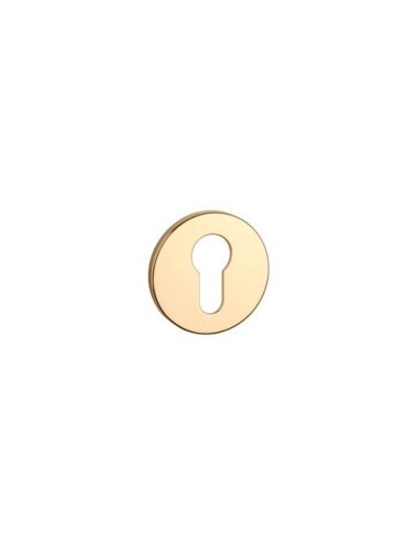 KLAMKA APRILE ASTERIA ROZETA R SUPER SLIM 5MM LG - ZŁOTY POLEROWANY