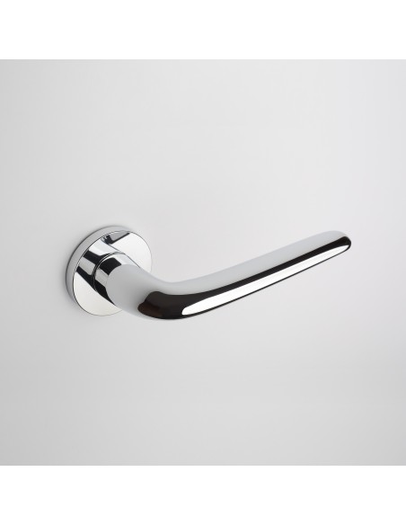 KLAMKA APRILE AZALIA ROZETA R SLIM 7MM LC - CHROM POLEROWANY