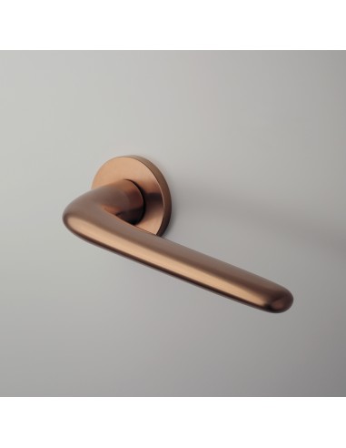 KLAMKA APRILE AZALIA ROZETA R SLIM 7MM PN PVD - MIEDZIANY PVD