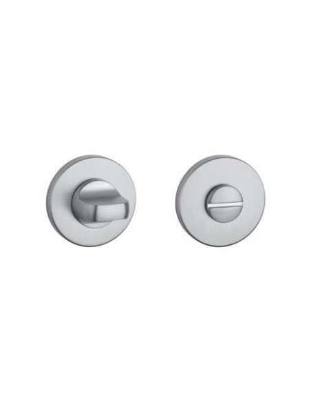 KLAMKA APRILE AZALIA ROZETA R SLIM 7MM SC - CHROM SATYNOWY