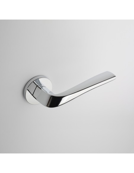KLAMKA APRILE DALIA ROZETA R SLIM 7MM LC - CHROM POLEROWANY
