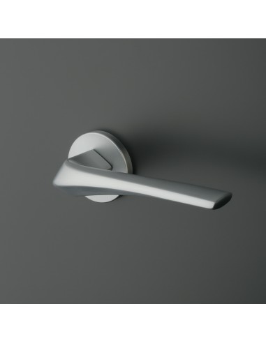 KLAMKA APRILE DALIA ROZETA R SLIM 7MM SC - CHROM SATYNOWY