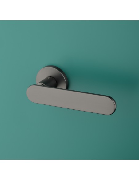 KLAMKA APRILE DEGLASIA ROZETA R SLIM 7MM GYM - GRAFIT