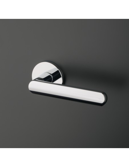 KLAMKA APRILE FRAGOLA ROZETA R SLIM 7MM CP - CHROM POLEROWANY
