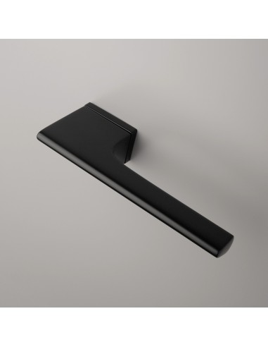 KLAMKA APRILE LUPINA ROZETA RTH SLIM 7MM BK - CZARNY MATOWY