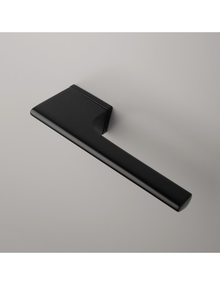 KLAMKA APRILE LUPINA ROZETA RTH SLIM 7MM BK - CZARNY MATOWY