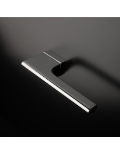 KLAMKA APRILE LUPINA ROZETA RTH SLIM 7MM LC - CHROM POLEROWANY 2