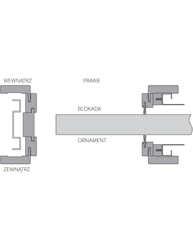 Drzwi przesuwne do zabudowy - kolekcja: Informacja techniczna producenta
