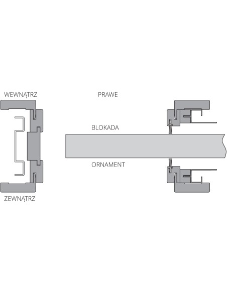 Drzwi przesuwne do zabudowy - kolekcja: Informacja techniczna producenta