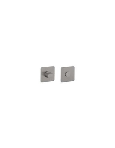 KLAMKA STERK KVADRAT 1760 ROZETA ULTRA SLIM 3MM BS PVD - BAZALTOWY PVD