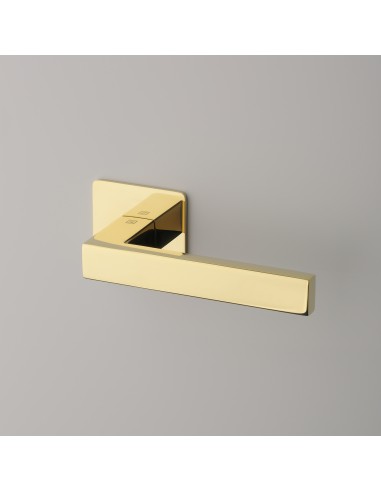 KLAMKA STERK KVADRAT 1760 ROZETA ULTRA SLIM 3MM GOLD PVD - ZŁOTY POLEROWANY PVD