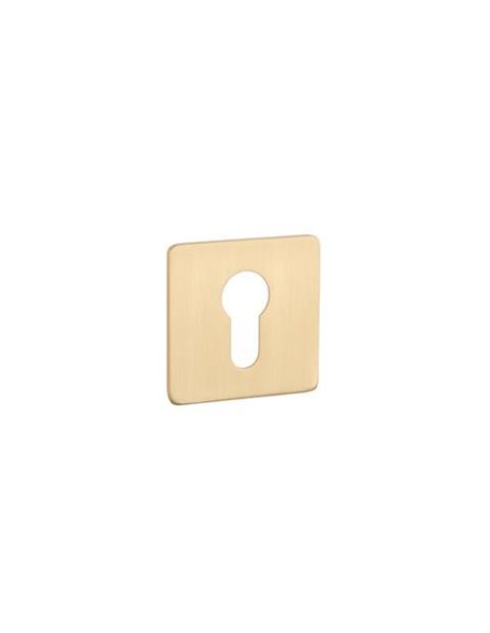 KLAMKA STERK KVADRAT 1760 ROZETA ULTRA SLIM 3MM MG - ZŁOTY MATOWY