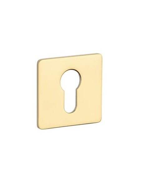 KLAMKA STERK KVADRAT 1760 ROZETA ULTRA SLIM 3MM GOLD PVD - ZŁOTY POLEROWANY PVD