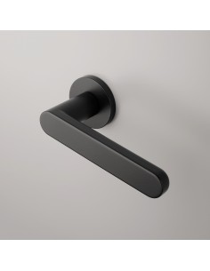 Klamka APRILE ALORA ROZETA R SLIM 7MM BK - czarny matowy - B2B Alora R 7S BK 2