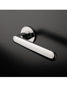 Klamka APRILE ARIA ROZETA R SUPER SLIM 5MM LC - chrom polerowany - B2B ARIA R 5S LC 2