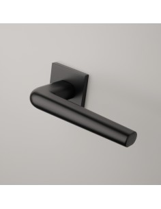 Klamka APRILE FUNKIA ROZETA Q SLIM 7MM BLACK - czarny matowy - B2B FUNKIA Q 7S BLACK 2
