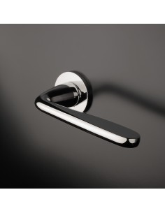 Klamka APRILE HIACYNTA ROZETA R SUPER SLIM 5MM LC - chrom polerowany - B2B HIACYNTA R 5S LC 2