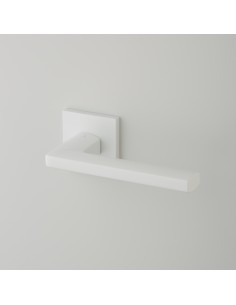 Klamka APRILE PYROLA ROZETA Q SLIM 7MM WHITE - biały matowy - B2B PYROLA Q 7S WHITE 2