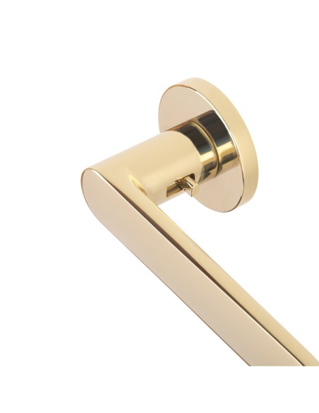 Klamka APRILE STRELITZIA ROZETA R LOCK GOLD PVD LEFT- złoty polerowany - STRELITZIA R GOLD PVD R ZAM-kopia