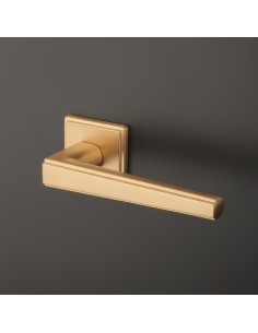 Klamka APRILE SYRINGA ROZETA QG SLIM 7MM KG- złoty matowy - SYRINGA QG 7S KG 2