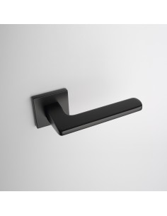 Klamka APRILE YUKA ROZETA Q SLIM 7MM BK - czarny matowy - B2B YUKA Q 7S BK 2