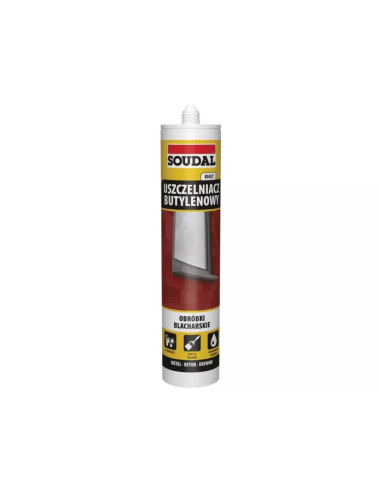 Plastyczny uszczelniacz butylenowy Biały 280ml - Product shot