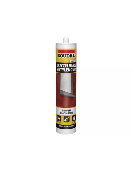 Plastyczny uszczelniacz butylenowy Biały 280ml - Product shot