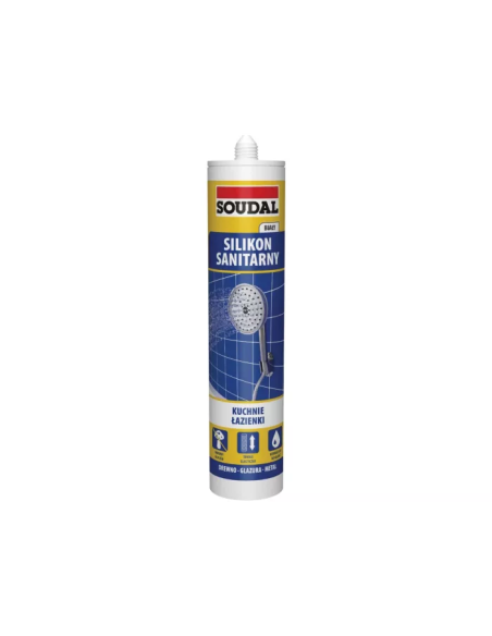 Silikon sanitarny Biały 280ml - Product shot