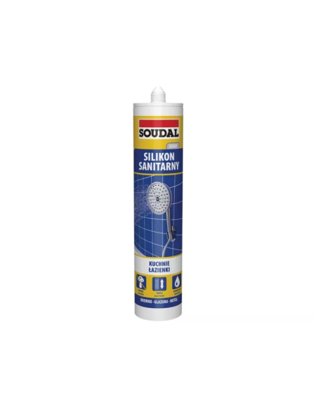 Silikon sanitarny Szary 280ml - Product shot