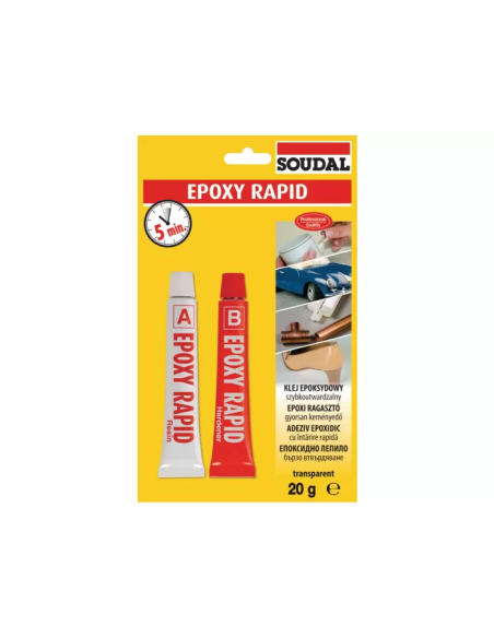 Transparentny klej epoksydowy EPOXY RAPID 20g - Product shot