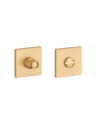 KLAMKA STILE LIMA ROZETA Q SLIM 7MM GOLD SATIN - ZŁOTY MATOWY