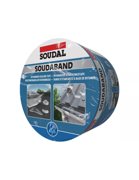 Dekarska taśma uszczelniająca Soudaband, kolor - brąz 7,5cm - Product shot