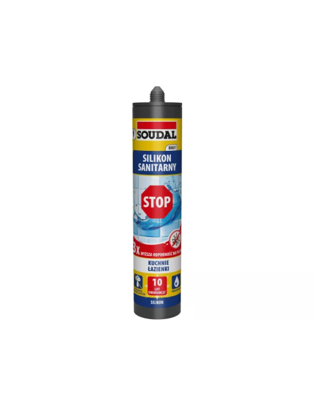Silikon Sanitarny STOP Biały 280ml - Product shot