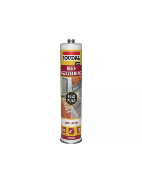 Flex PU 40 Klej-uszczelniacz poliuretanowy Czarny 300ml - Product shot