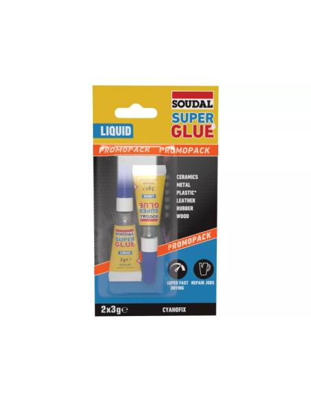 Super Glue Liquid 3g+3g - Product shot
