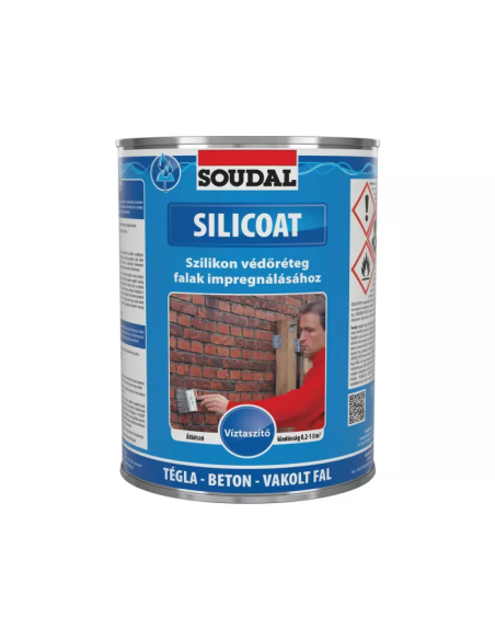 Powłoka do impregnacji ścian Silicoat 1l - Product shot