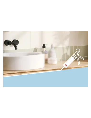 Silikon Sanitarny STOP Biały 280ml - Jak wymienić silikony w łazience?