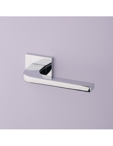 KLAMKA STILE NAKA ROZETA Q SLIM 7MM CP - CHROM POLEROWANY