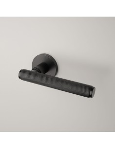 KLAMKA APRILE KERRIA ROZETA R SLIM 7MM BK - CZARNY MATOWY 2