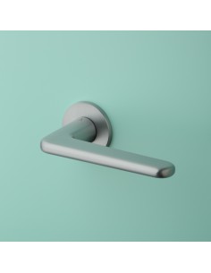 KLAMKA APRILE LIRA ROZETA R SUPER SLIM 5MM SC - CHROM SATYNOWY 2