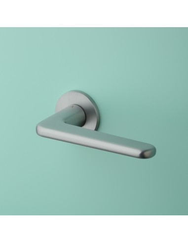 KLAMKA APRILE LIRA ROZETA R SUPER SLIM 5MM SC - CHROM SATYNOWY