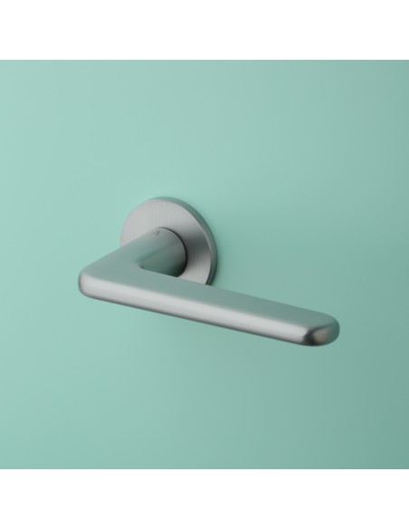 KLAMKA APRILE LIRA ROZETA R SUPER SLIM 5MM SC - CHROM SATYNOWY