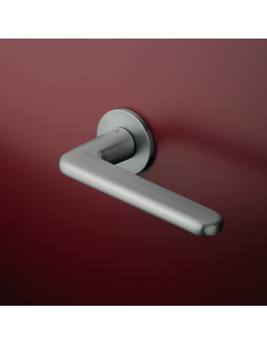 KLAMKA APRILE LIRA ROZETA R SUPER SLIM 5MM SC - CHROM SATYNOWY