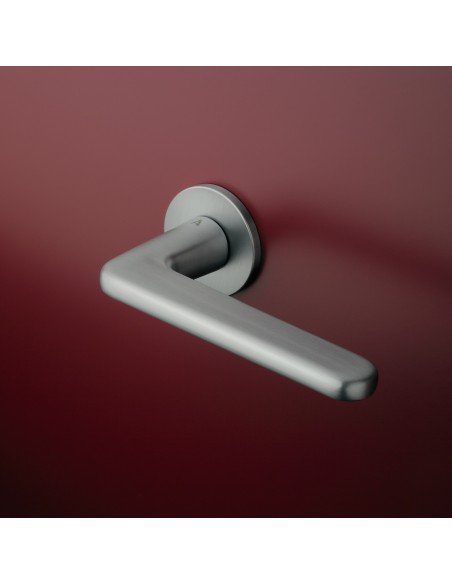 KLAMKA APRILE LIRA ROZETA R SUPER SLIM 5MM SC - CHROM SATYNOWY