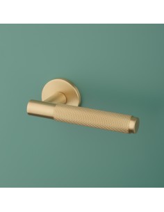 KLAMKA APRILE MOLINIA ROZETA R SLIM 7MM GOLD SATIN - ZŁOTY MATOWY 2