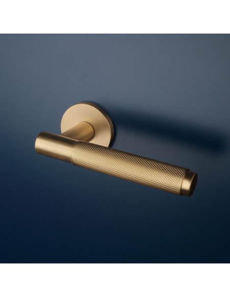 KLAMKA APRILE MOLINIA ROZETA R SLIM 7MM GOLD SATIN - ZŁOTY MATOWY